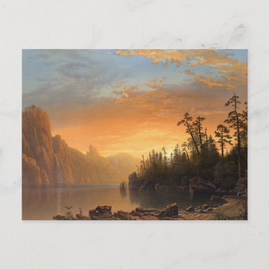 Zonsondergang in Californië | Albert Bierstadt Briefkaart (Voorkant)