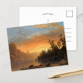 Zonsondergang in Californië | Albert Bierstadt Briefkaart