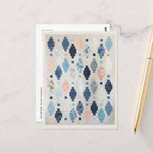 Zonsondergang in Casablanca Quilt Briefkaart