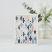 Zonsondergang in Casablanca Quilt Briefkaart (Staand voorkant)