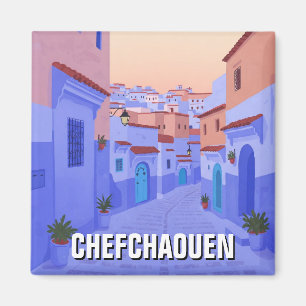 Zonsondergang in Chefchaouen Marokko Reizen Magneet