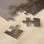 Zonsondergang in de bergen - Carl Lafite Legpuzzel (Zijkant)