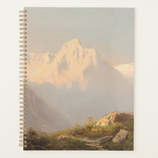 Zonsondergang in de bergen - Carl Lafite Planner (Voorkant)