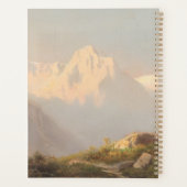 Zonsondergang in de bergen - Carl Lafite Planner (Achterkant)