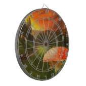 Zonsondergang in de herfst. dartbord (Voorkant Links)