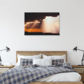 Zonsondergang in de Masai Mara. 2 Canvas Afdruk (Insitu (Slaapkamer))