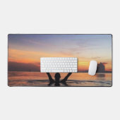 Zonsondergang in de Oceaan op Leyte Eiland Bureaumat (Keyboard & Muis)