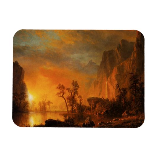 Zonsondergang in de Rockies Magnet Magneet (Horizontaal)