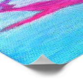 zonsondergang in de winter poster (Hoek)