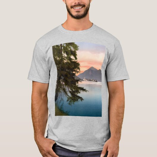 Zonsondergang in Duitsland T-shirt (Voorkant)