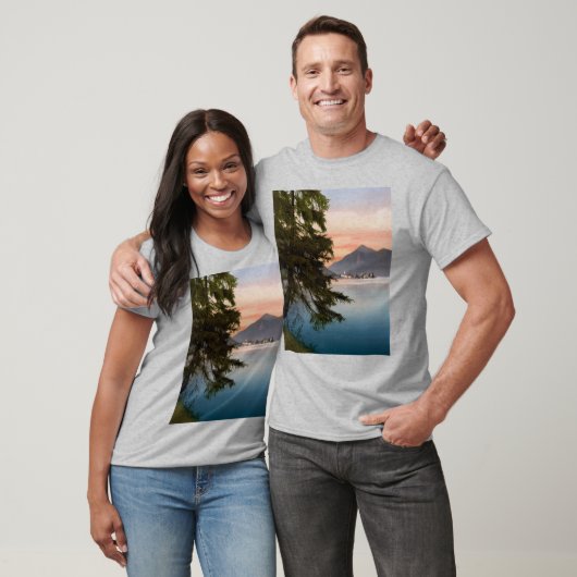 Zonsondergang in Duitsland T-shirt (Unisex)