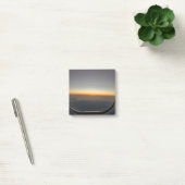 zonsondergang in een vliegtuig post-it® notes (Kantoor)