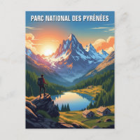 Zonsondergang in Frankrijk Pyreneeën Nationaal Par