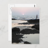 zonsondergang in Goa Briefkaart (Voorkant / Achterkant)