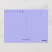 Zonsondergang in Gran Vía Madrid Spanje Briefkaart (Achterkant)