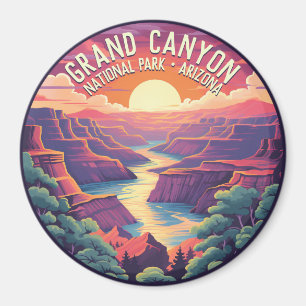 Zonsondergang in Grand Canyon National Park Arizon Magneet