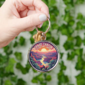 Zonsondergang in Grand Canyon National Park Arizon Sleutelhanger (Hand)