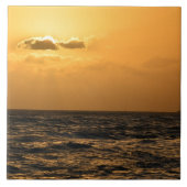 Zonsondergang in Hawaï bij Koloa Tegeltje (Voorkant)