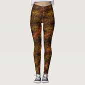 Zonsondergang in het bos leggings (Voorkant)