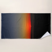 Zonsondergang in het water strandlaken (Voorkant)