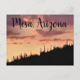 zonsondergang in het zuidwesten briefkaart