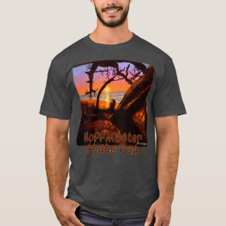 Zonsondergang in Hoffmaster State Park Michigan T-shirt