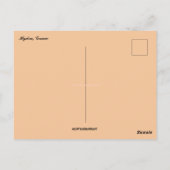 Zonsondergang in Hydra Griekenland Briefkaart (Achterkant)