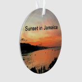 Zonsondergang in Jamaica Ornament (voorkant)