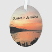 Zonsondergang in Jamaica Ornament (voorkant)