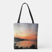 Zonsondergang in Jamaica Tote Bag (Achterkant)