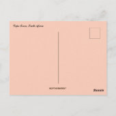 Zonsondergang in Kaapstad Zuid-Afrika Briefkaart (Achterkant)