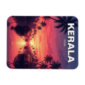 Zonsondergang in Kerala India Magneet (Horizontaal)