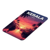 Zonsondergang in Kerala India Magneet (Linkerzijde)