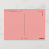 Zonsondergang in Las Vegas Strip Nevada Briefkaart (Achterkant)