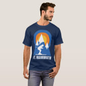 Zonsondergang in Mammoth Mountain T-shirt (Voorkant volledig)