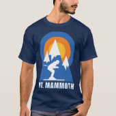 Zonsondergang in Mammoth Mountain T-shirt (Voorkant)