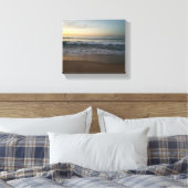 Zonsondergang in Monterey Bay Canvas Afdruk (Insitu (Slaapkamer))