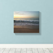 Zonsondergang in Monterey Bay Canvas Afdruk (Insitu (Houten vloer))