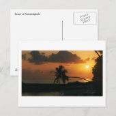 Zonsondergang in Nakatchafushi Briefkaart (Voorkant / Achterkant)