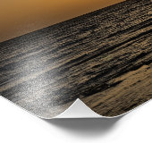 Zonsondergang in Paphos, Cyprus (2485) Foto Afdruk (Hoek)