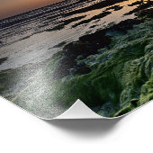 Zonsondergang in Paphos, Cyprus (2512) Foto Afdruk (Hoek)