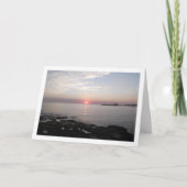 Zonsondergang in Paphos, Cyprus Kaart (Voorkant)