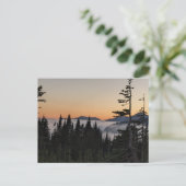 Zonsondergang in Paradise, Mount Rainier National Briefkaart (Staand voorkant)