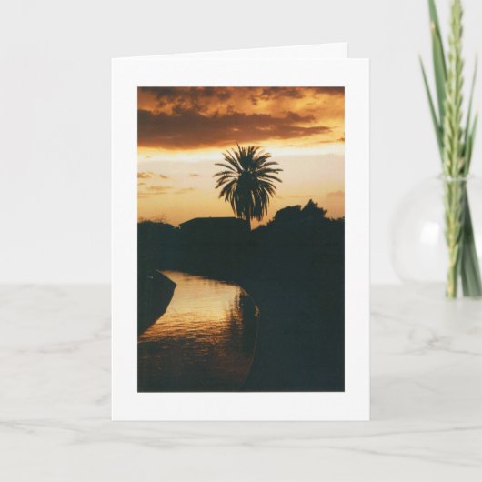 Zonsondergang in Phoenix Kaart (Voorkant)