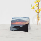 Zonsondergang in Playa Potrero, Costa Rica Kaart (Gele Bloem)