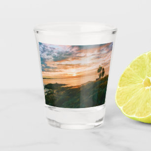 Zonsondergang in Roslagen - Oregrund - Zweden Shot Glas