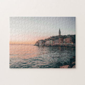 Zonsondergang in Rovinj Kroatië Legpuzzel