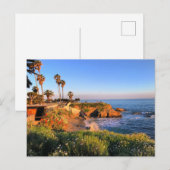 Zonsondergang in San Diego Briefkaart (Voorkant / Achterkant)