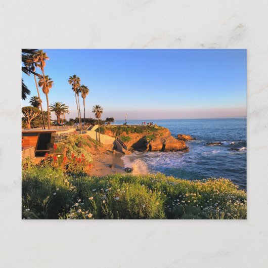 Zonsondergang in San Diego Briefkaart (Voorkant)