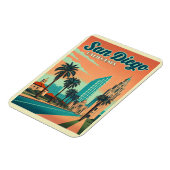 zonsondergang in San Diego California Magneet (Linkerzijde)